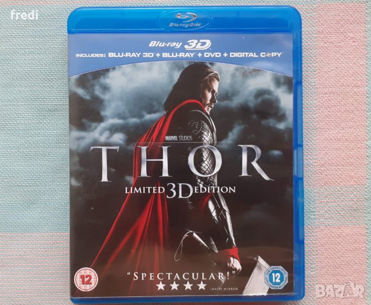 Thor (2011) ТОР: Богът на гръмотевиците 3D (blu-ray disk) х 2 без бг субтитри, снимка 1