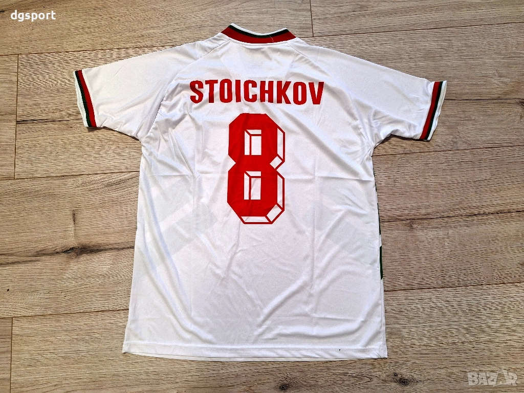 Футболна фланелка на Христо Стоичков България САЩ 94 ретро модел!, снимка 1