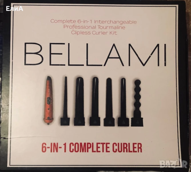 Професионална Турмалинова Маша За Коса Bellami 6-in-1 , снимка 1