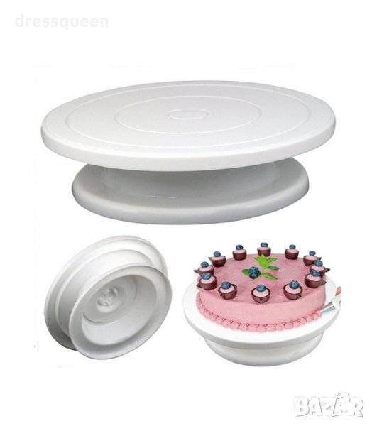 2875 Въртяща се Поставка за Торта с диаметър 28 см., снимка 1