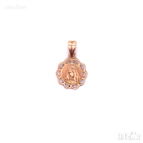 Златен медальон 0,95гр. 14кр. проба:585 модел:29964-5, снимка 1