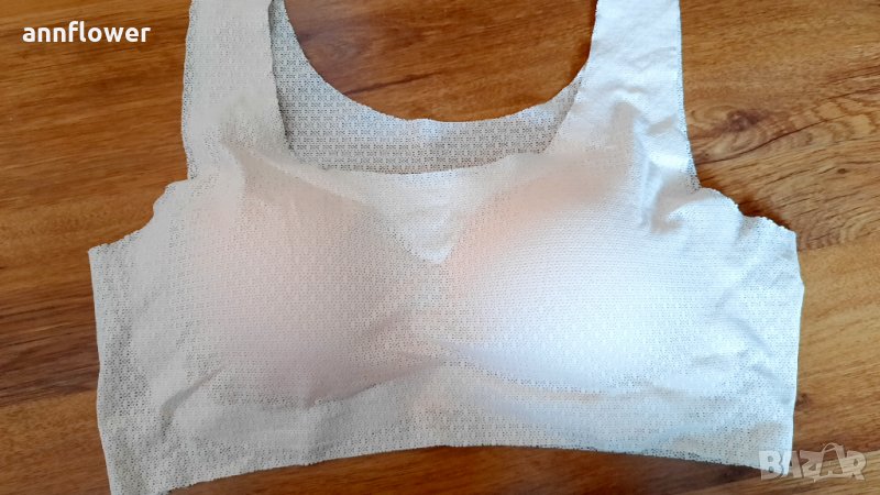 Бюстие бежова дантела, снимка 1