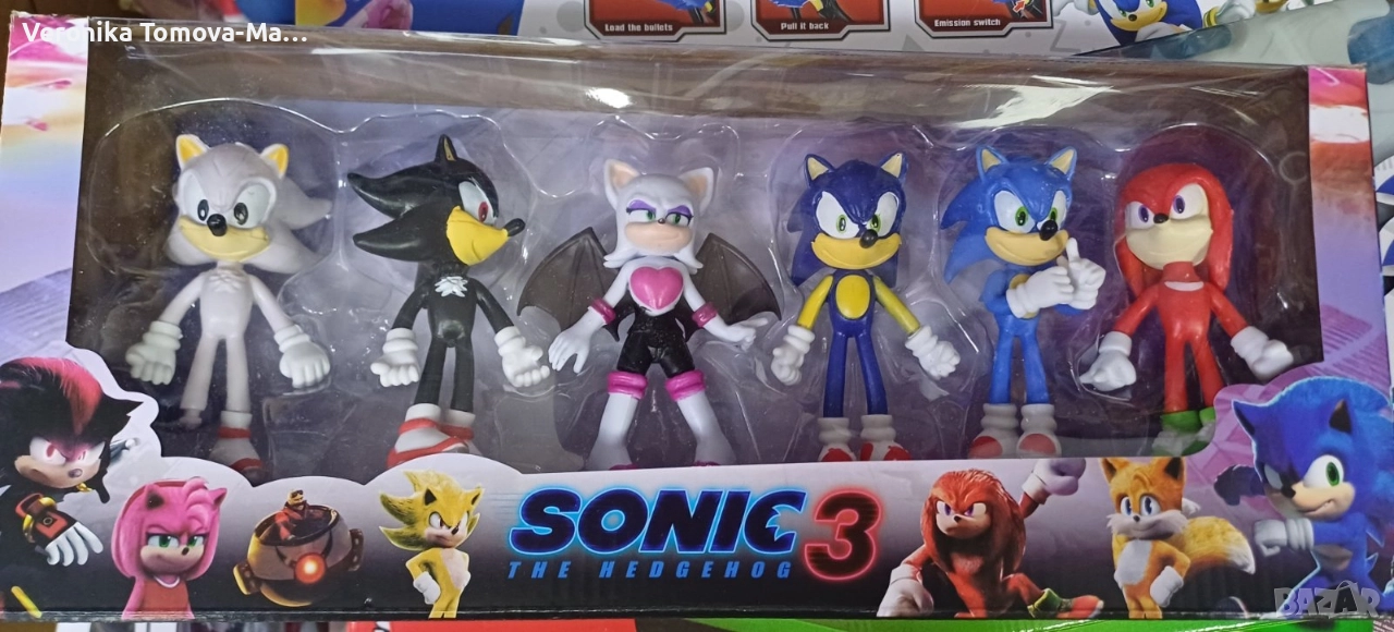 Фигурки соник 13см, снимка 1