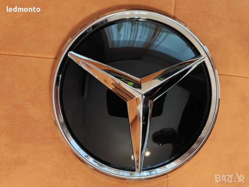 Емблема за предна решетка Mercedes 20,5 см – GLC GLE GLS GLB AMG V-класа VITO . , снимка 1