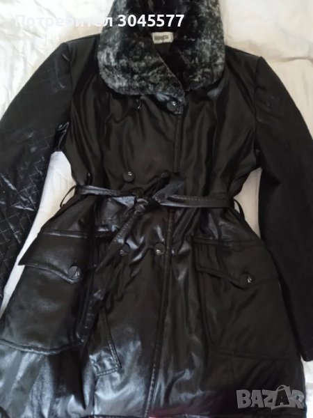 Палто Яке с яка размер M/L, снимка 1