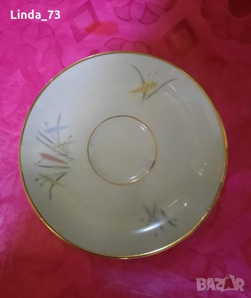 Подложни чинийки с нежни шарки- 4бр.-" Bavaria". Внос от Германия. , снимка 1