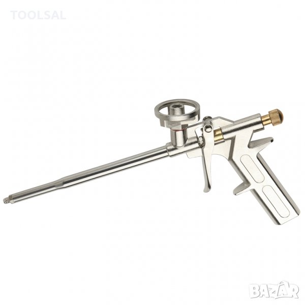 Пистолет Tolsen за полиуретанова пяна алуминиев, снимка 1