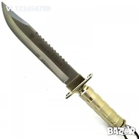 Ловен нож JUNGLE KING А-19 Черен/Бял-220х355, снимка 1