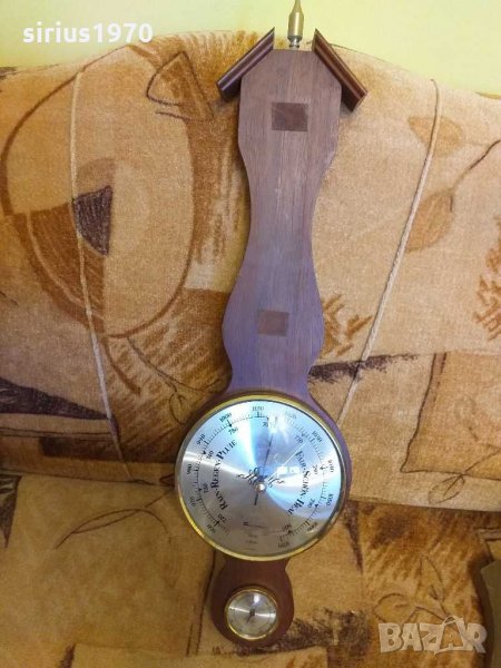 Много стилен барометър липсва термометърът има хидромер, снимка 1