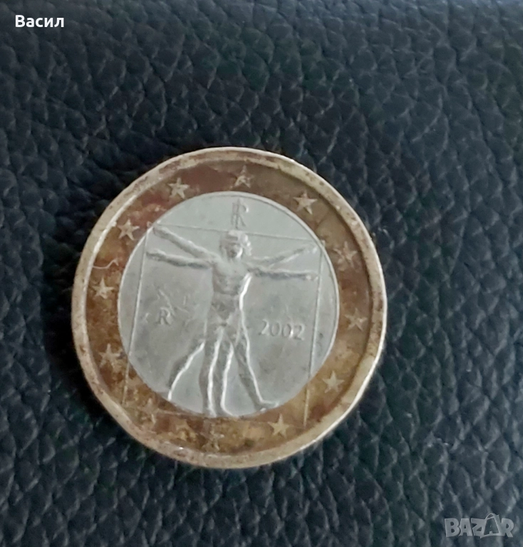 1 Евро от 2002 много рятка монета  , снимка 1