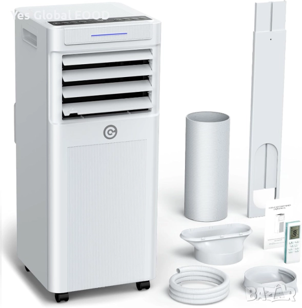 Мобилен климатик 9000 BTU с дистанционно и 3-в-1 функции, снимка 1