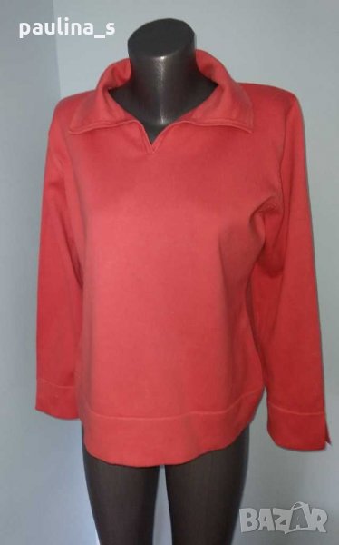 Дизайнерски памучен пуловер "Liz Claiborne"® / голям размер , снимка 1