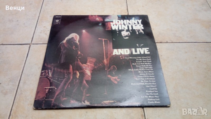 Грамофонни плочи на  JOHNY WINTER-Live  2 LP., снимка 1