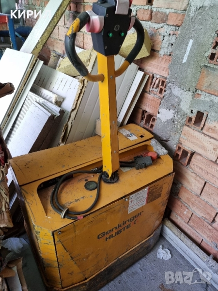 електрокар палетна количка електрическа, стакер на части, снимка 1