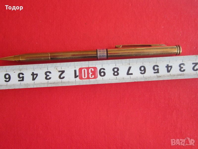 Невероятен  позлатен молив химикал Зиппо , снимка 1