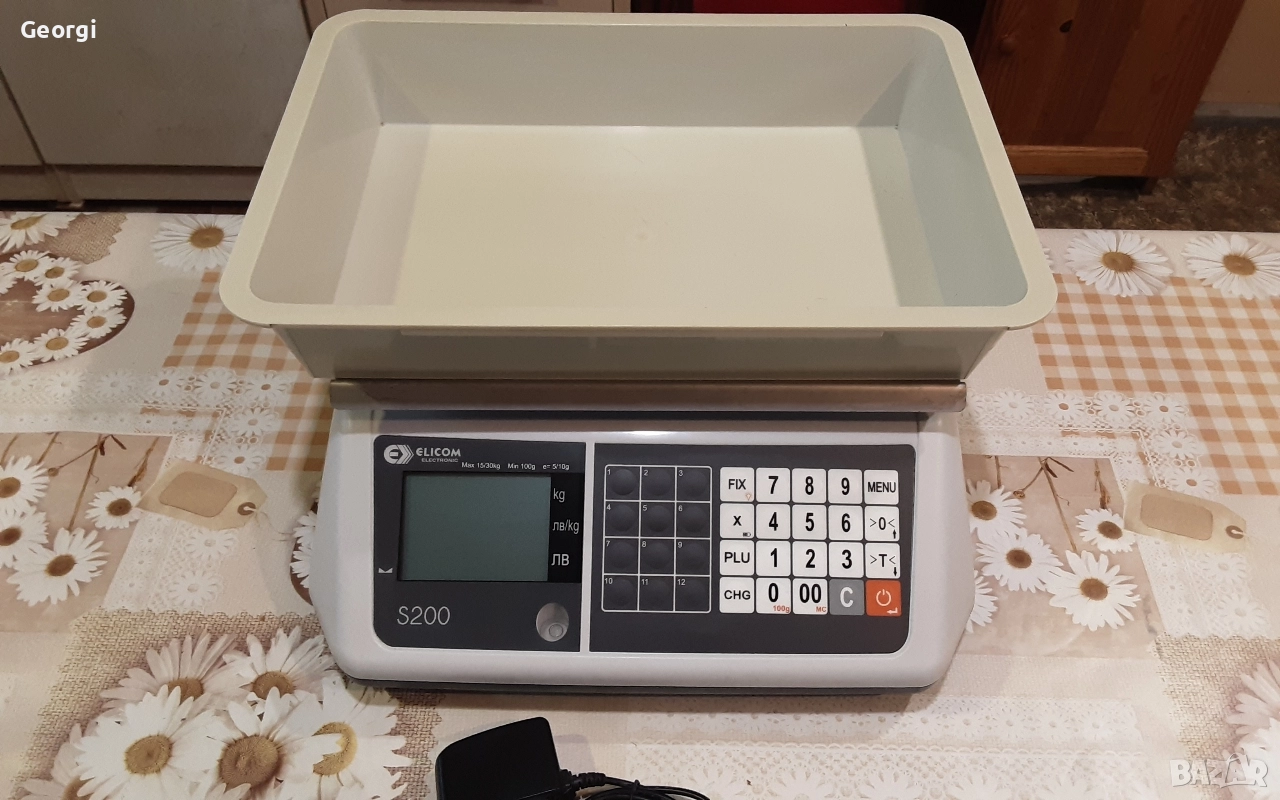  Кантар везна по БДС и НАП.30кг., снимка 1