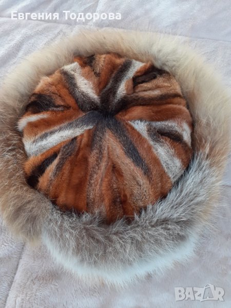 Шапка от естествен косъм- лисица -10%, снимка 1