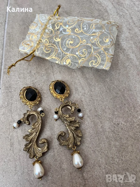 ЧИСТО НОВИ Ръчно изработени обеци, снимка 1