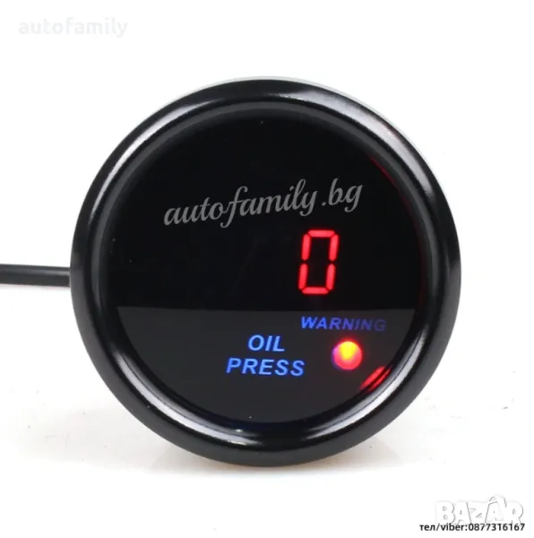 Дигитален уред за измерване налягането на маслото, снимка 1