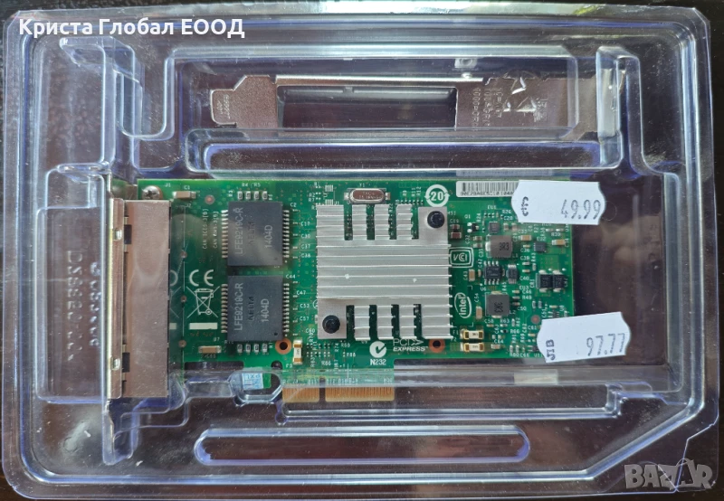 Мрежова карта IBM/LENOVO I340-T4 4 гигабитови порта, снимка 1