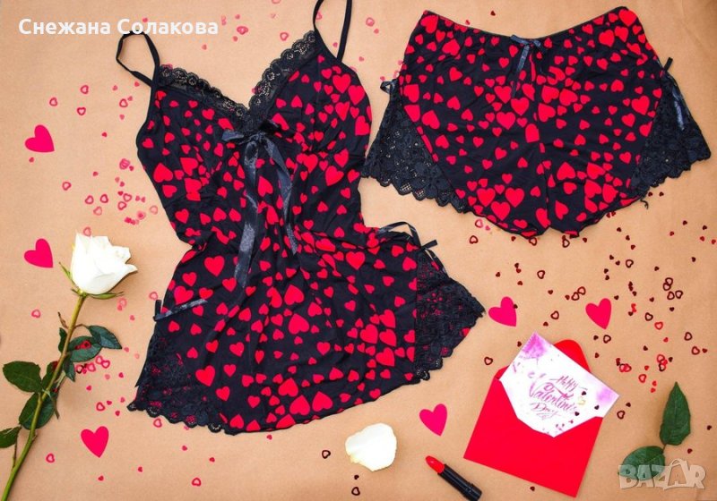 Нежен комплект за сън от две части, снимка 1