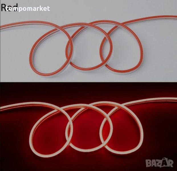 Диодна лента 2633 5 метра 12V - червена, снимка 1