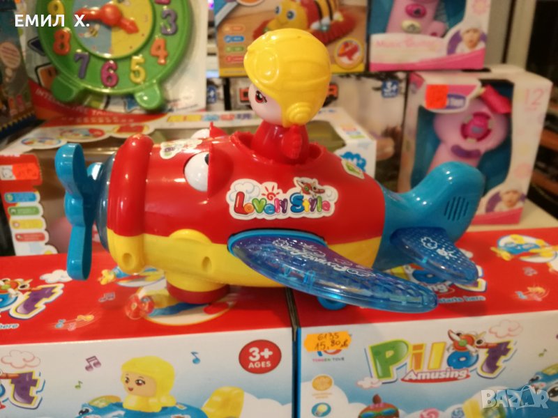 Детски музикален самолет, снимка 1
