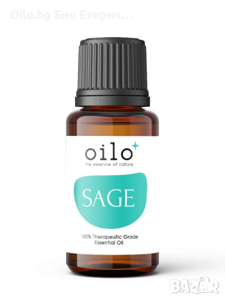 Oilo БИО Етерично Масло от Салвия индийско орехче- Clary Sage Oilo 5 мл., снимка 1