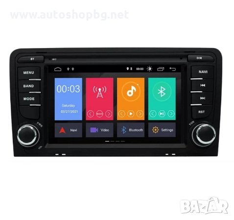AUDI A3 2003 - 2012 - 7'' НАВИГАЦИЯ БЕЗ DVD МЕХАНИКА, снимка 1