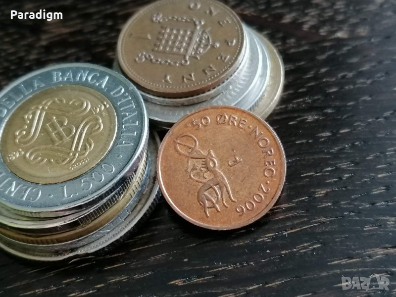 Монета - Норвегия - 50 оре | 2006г., снимка 1