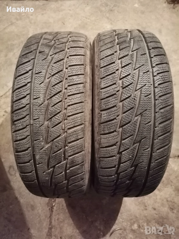 Продавам 2 броя зимни гуми 205.55.16 на 1 сезон дот 2019 Matador , снимка 1