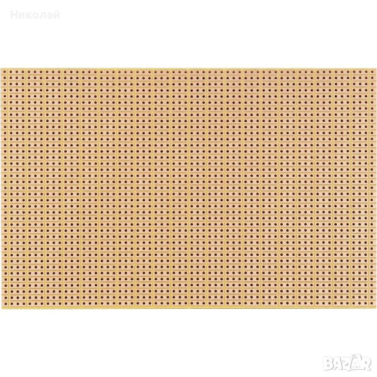 Универсална прототипна платка 100x200mm едностранна гетинакс 790-6, снимка 1