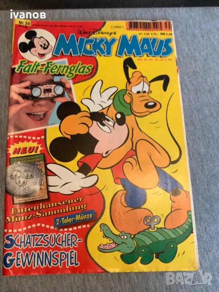 книжка Micky Maus 34, снимка 1