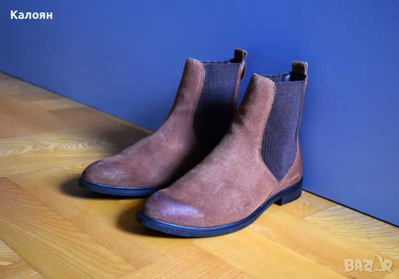 Дамски кожени боти тип челси марка Eva Longoria, снимка 1