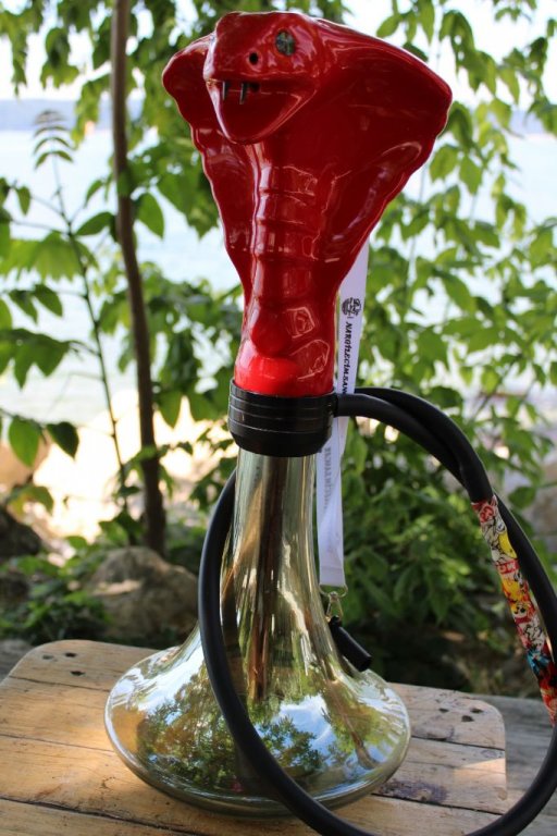 Наргиле тип Червена Кобра с подарък чашка и мундщук в Наргилета в гр.  Пловдив - ID38165095 — Bazar.bg