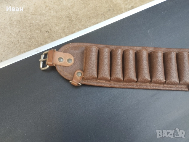 Стар кожен Патрондаш с висулки за дивеч, снимка 5 - Оборудване и аксесоари за оръжия - 51963407