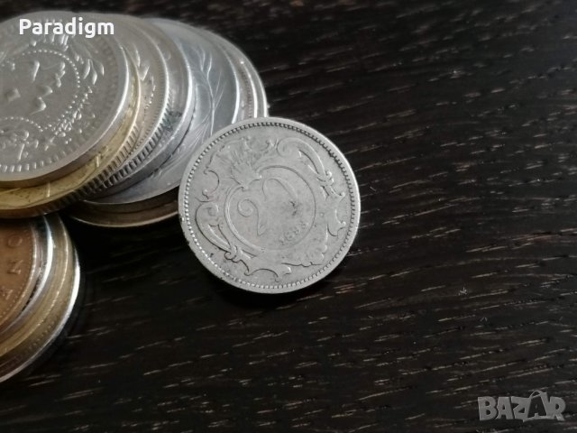 Монета - Австро-Унгария - 20 хелера | 1893г.
