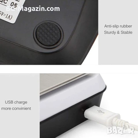 Акумулаторна електронна везна дигитален кантар за храна злато бижута професионална 0.01 прецизна, снимка 3 - Везни - 50929568