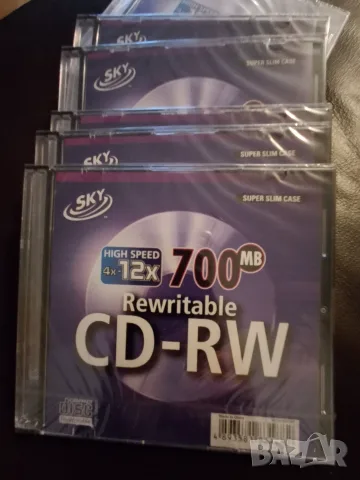 10 бр. нови СD-RW дискове 700 МВ, снимка 2 - CD дискове - 56185278