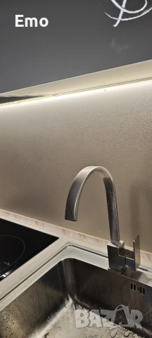 продавам смесител за кухня от неръждаема стомана инокс