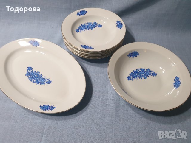 Порцеланови чинии и плата-Китка-Нови пазар, снимка 8 - Сервизи - 35079505