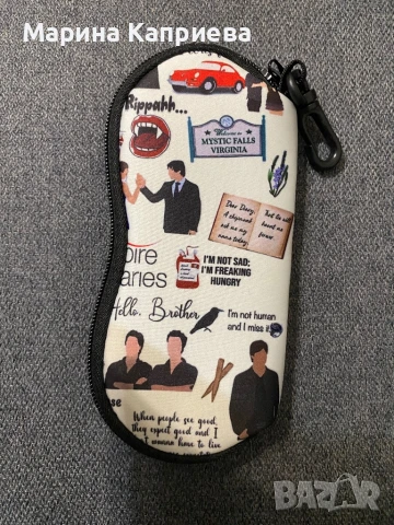 Ново меко калъфче за очила или дребни неща на Дневниците на вампира, снимка 2 - Други - 50787554