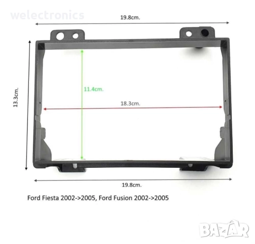 Рамка за автомобилно радио и мултимедия FORD, снимка 6 - Аксесоари и консумативи - 52076044