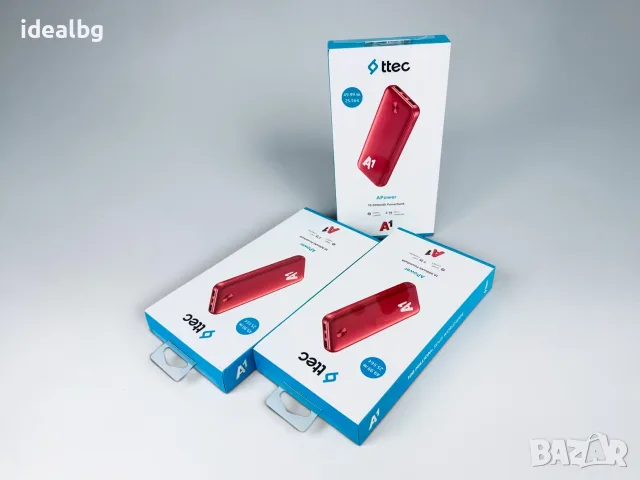 НОВА! Преносима батерия TTEC APower A1 10000mAh Power Bank, снимка 4 - Външни батерии - 56019589