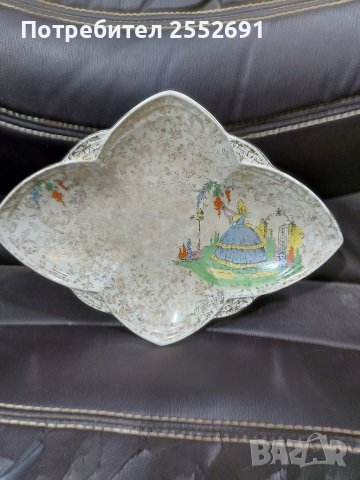 Английски порцеланов съд  , снимка 3 - Декорация за дома - 40411271