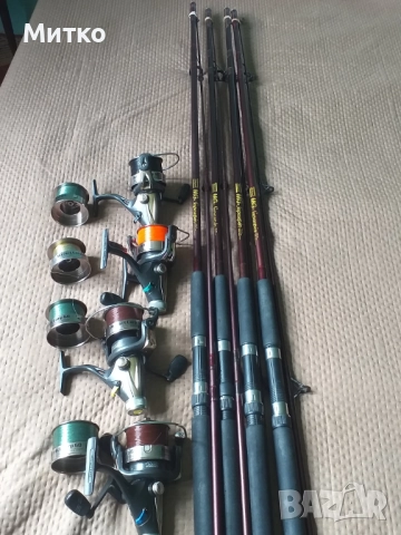 Шекспир МГ супаспин 2,70м с макари , снимка 5 - Въдици - 50334391