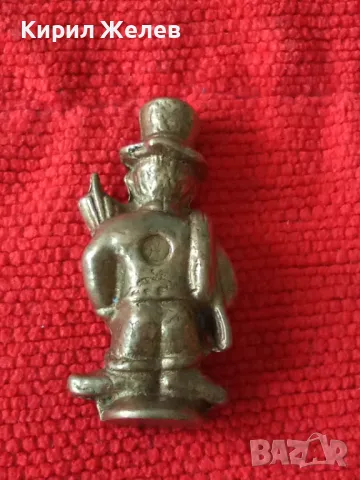 Стара АНГЛИЙСКА КОЛЕКЦИОНЕРСКА БРОНЗОВА ФИГУРКА КОМИНОЧИСТАЧ За КЪСМЕТ КОЛЕКЦИЯ 43514, снимка 11 - Колекции - 46961481