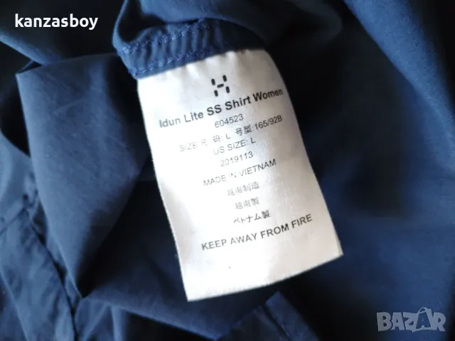 haglofs idum lite ss shirt women - страхотна дамска риза Л, снимка 10 - Ризи - 49561339