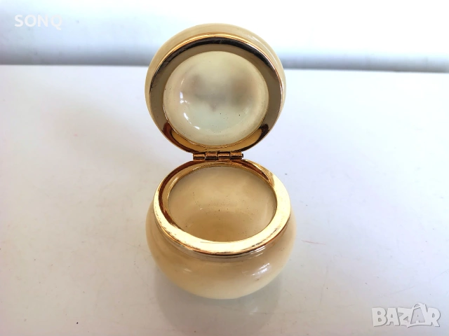 Прекрасна Италианска Кутийка От Алабастър, снимка 3 - Други - 53983267