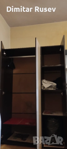 Трикрилен гардероб, снимка 2 - Гардероби - 53271581